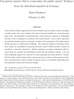 Can private insurers fail to cream-skim the public option? Evidence from the individual mandate in Germany.