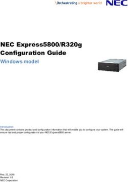 NEC Express5800/R320g Configuration Guide - NEC Corporation