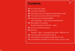 Contents - Groupe Caisse des Dépôts