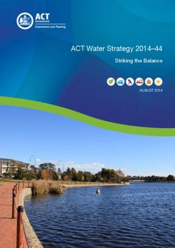 ACT Water Strategy 2014-44 - Striking the Balance AUGUST 2014