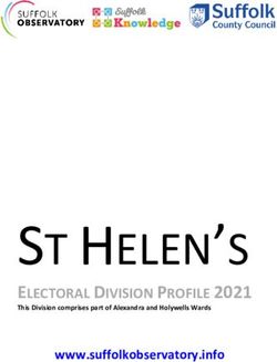 ST HELEN'S ELECTORAL DIVISION PROFILE 2021 - www.suffolkobservatory.info - Suffolk Observatory