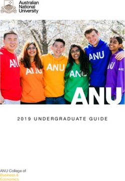 2019 UNDERGRADUATE GUIDE - ANU College of Business & - ANU College of Business & Economics