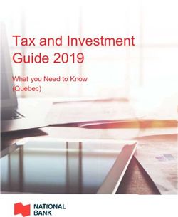 Tax and Investment Guide 2019 - What you Need to Know (Quebec) - National Bank