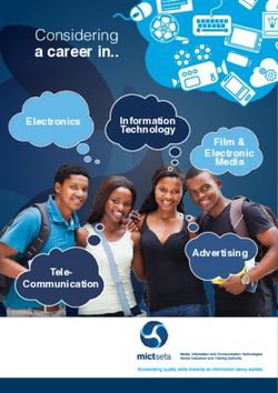 A career in.. Considering - Information Technology - MICT Seta