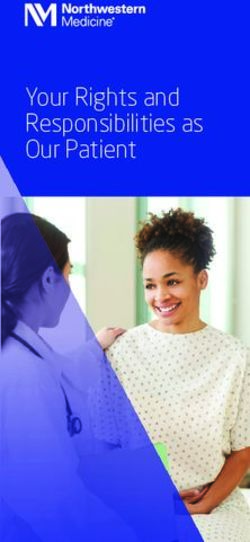 Your Rights and Responsibilities as Our Patient