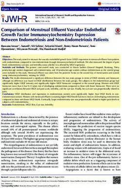 Comparison of Menstrual Effluent Vascular Endothelial Growth Factor Immunocytochemistry Expression Between Endometriosis and Non-Endometriosis ...