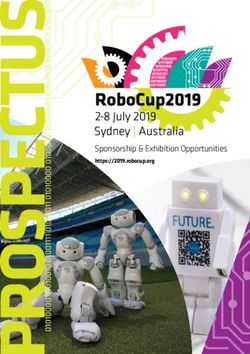 SPONSORSHIP & EXHIBITION OPPORTUNITIES - ROBOCUP 2019