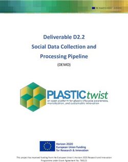 Deliverable D2.2 Social Data Collection and Processing Pipeline - (DEMO) - PlasticTwist