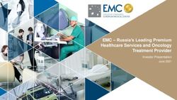 EMC - Russia's Leading Premium Healthcare Services and Oncology Treatment Provider - Investor Presentation - EMC Investors