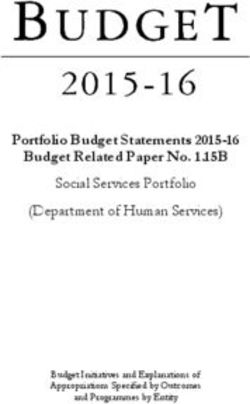Social Services Portfolio (Department of Human Services) - Portfolio Budget Statements 2015-16 Budget Related Paper No. 1.15B