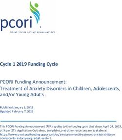 Cycle 1 2019 Funding Cycle - PCORI Funding Announcement: Treatment of Anxiety Disorders in Children, Adolescents, and/or Young Adults