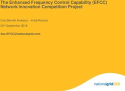 The Enhanced Frequency Control Capability (EFCC) Network Innovation Competition Project - National Grid ESO