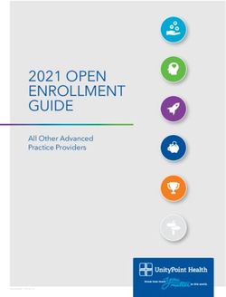 2021 OPEN ENROLLMENT GUIDE - All Other Advanced Practice Providers - UnityPoint Health Total ...
