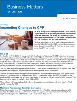 Impending Changes to CPP - Madan Chartered Accountants
