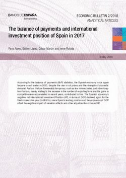 The balance of payments and international investment position of Spain in 2017