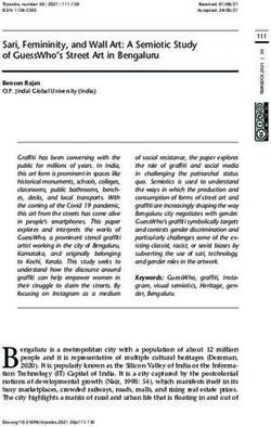 Sari, Femininity, and Wall Art: A Semiotic Study of GuessWho's Street Art in Bengaluru