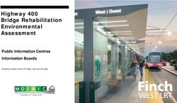 Highway 400 Bridge Rehabilitation Environmental Assessment - Public Information Centres Information Boards