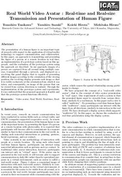 Real World Video Avatar : Real-time and Real-size Transmission and Presentation of Human Figure