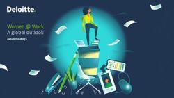 Women @ Work A global outlook - Japan Findings - Deloitte