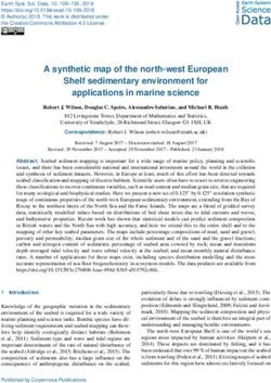 A synthetic map of the north-west European Shelf sedimentary environment for applications in marine science - ESSD