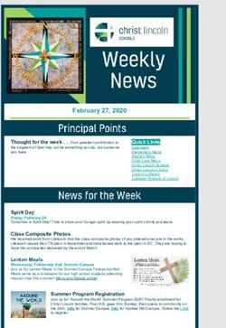 February 27, 2020 - Christ Lincoln Schools