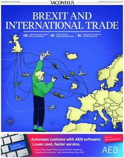 BREXIT AND INTERNATIONAL TRADE 16 10 - Flash Global