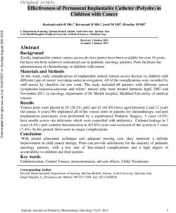 Original Article - Iranian Journal of Pediatric Hematology and Oncology