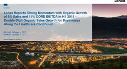 Lonza Reports Strong Momentum with Organic Growth of 8% Sales and 11% CORE EBITDA in H1 2018 - Double-Digit Organic Sales Growth for Businesses ...