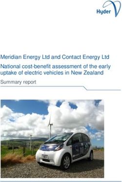 Meridian Energy Ltd and Contact Energy Ltd National cost-benefit assessment of the early uptake of electric vehicles in New Zealand Summary report