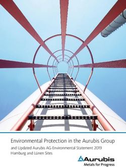 Environmental Protection in the Aurubis Group - and Updated Aurubis AG Environmental Statement 2019 Hamburg and Lünen Sites