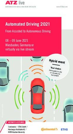 Automated Driving 2021 - From Assisted to Autonomous Driving 08 - 09 June 2021 Wiesbaden, Germany or virtually via live stream - ATZlive
