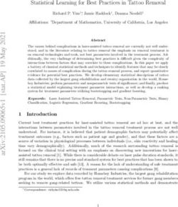 Statistical Learning for Best Practices in Tattoo Removal