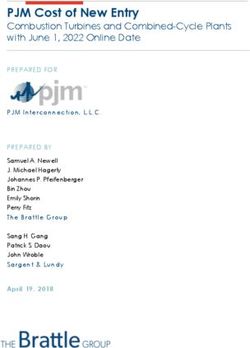 PJM Cost of New Entry - Combustion Turbines and Combined-Cycle Plants with June 1, 2022 Online Date - PJM.com