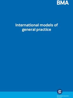 International models of general practice - BMA