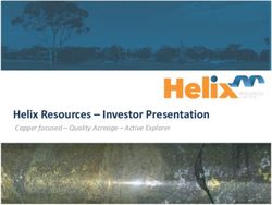 Helix Resources - Investor Presentation - Copper focused - Quality Acreage - Active Explorer