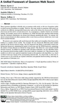 A Unified Framework of Quantum Walk Search - DROPS