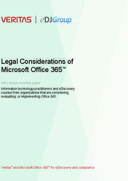 Legal Considerations of Microsoft Office 365