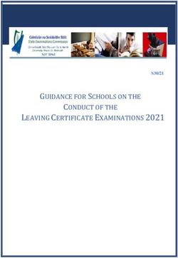 LEAVING CERTIFICATE EXAMINATIONS 2021 - CONDUCT OF THE - S30/21 S30/21 - Presentation ...