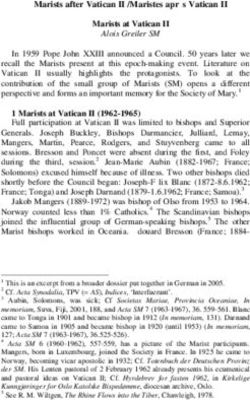 Marists after Vatican II /Maristes après Vatican II