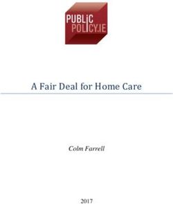 A Fair Deal for Home Care - Colm Farrell 2017