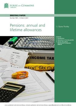 Pensions: annual and lifetime allowances - UK Parliament