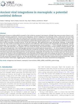 Ancient viral integrations in marsupials: a potential antiviral defence - Oxford Academic Journals