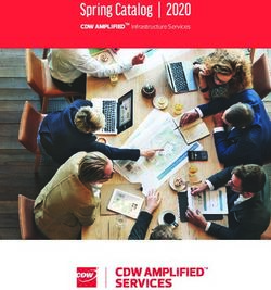 Spring Catalog | 2020 - CDW AMPLIFIEDTM Infrastructure Services
