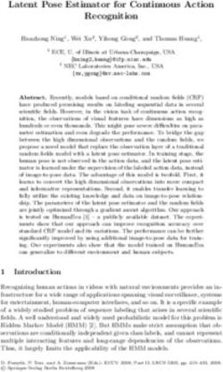 Latent Pose Estimator for Continuous Action Recognition