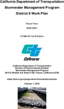 California Department of Transportation Stormwater Management Program District 6 Work Plan - CA.gov