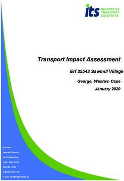 ERF 25543 SAWMILL VILLAGE - TRANSPORT IMPACT ASSESSMENT GEORGE, WESTERN CAPE JANUARY 2020 - HILLAND ENVIRONMENTAL