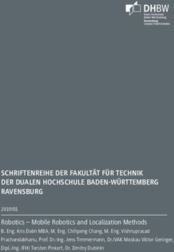 SCHRIFTENREIHE DER FAKULTÄT FÜR TECHNIK DER DUALEN HOCHSCHULE BADEN-WÜRTTEMBERG RAVENSBURG