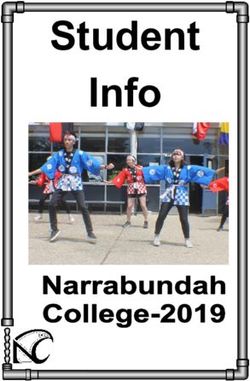 Student Info - Narrabundah College