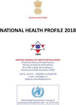 NATIONAL HEALTH PROFILE 2018 - Central Bureau of Health Intelligence