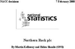 Northern Rock plc NACC decisions